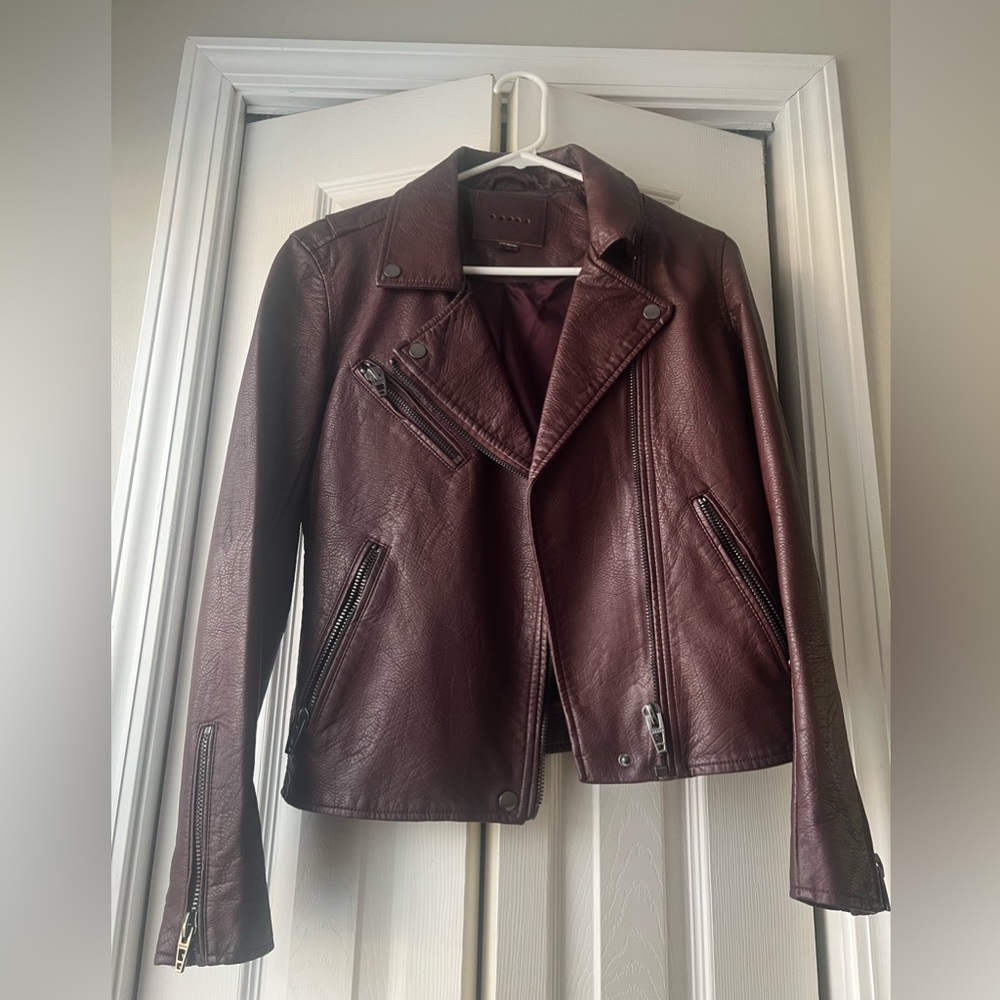 Blank NYC Faux Leather Jacket Size Small - Picture 5 of 7